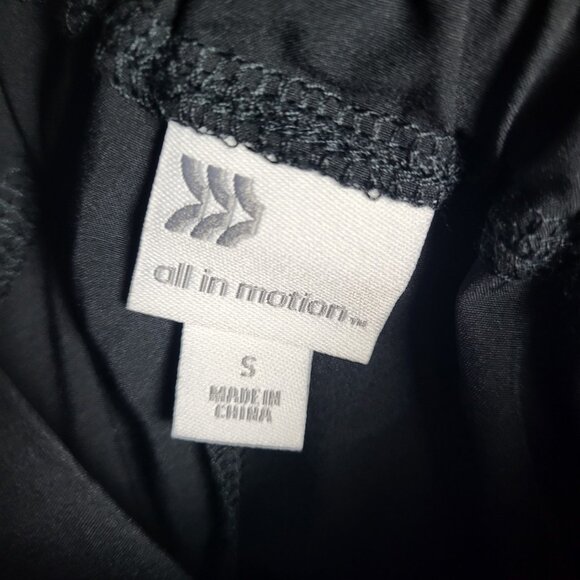 All In Motion Pull-On Pants Women's Small Black Elastic Back Wide Leg Athletic - Picture 8 of 8